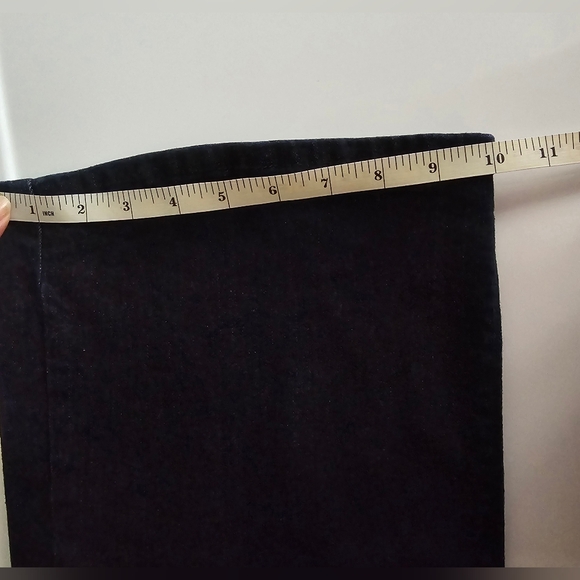 Evans Size 18 Jeans Dark Blue Stretch Soft Ladies Womens Indigo 5 Pocket Design - Picture 11 of 12